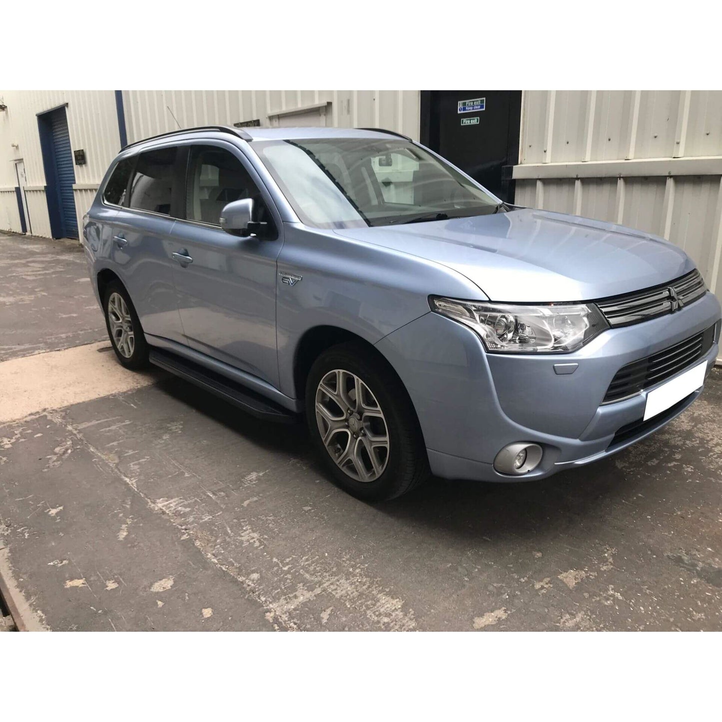 Direct4x4 Side Steps and Bars Black Raptor Side Steps Running Boards for Mitsubishi Outlander PHEV 2013-2021
