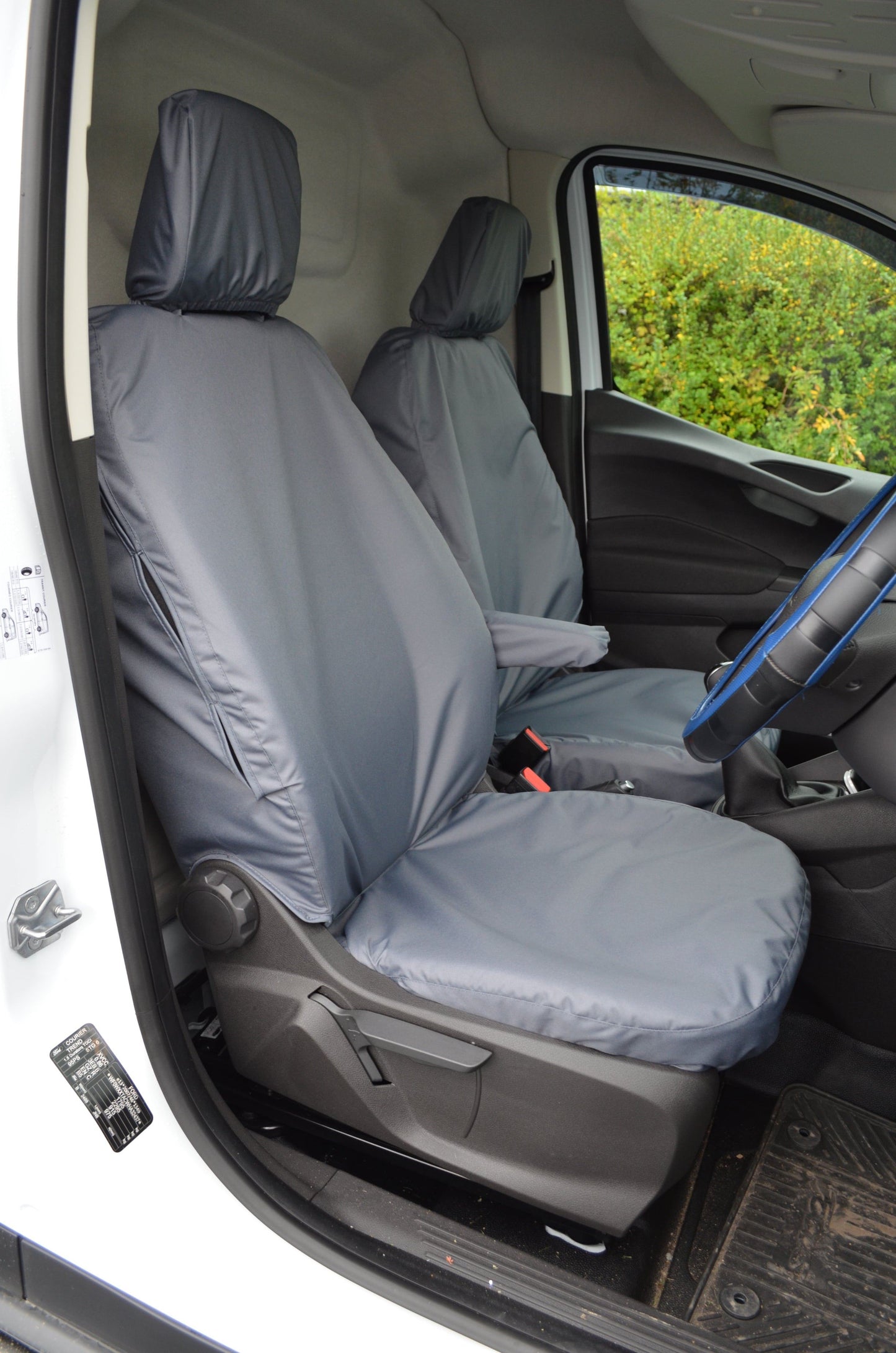 Turtle Covers Seats Tailored Seat Covers Fits Ford Transit Courier 2023+ Tailored Waterproof Seat Covers