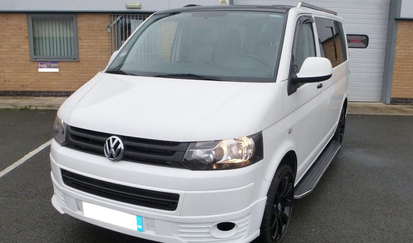 Direct4x4 Side Steps and Bars Raptor Side Steps Running Boards for Volkswagen Transporter T5 SWB