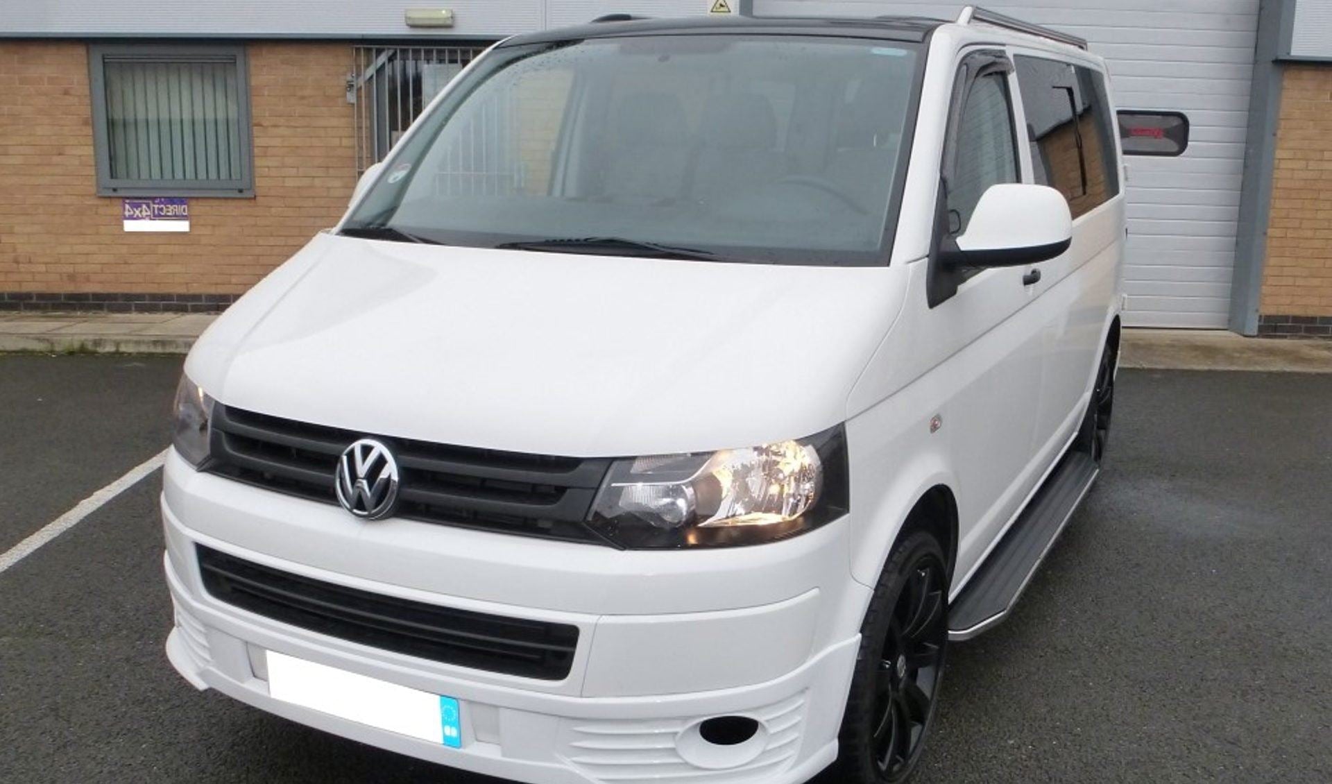 Direct4x4 Side Steps and Bars Raptor Side Steps Running Boards for Volkswagen Transporter T5 SWB