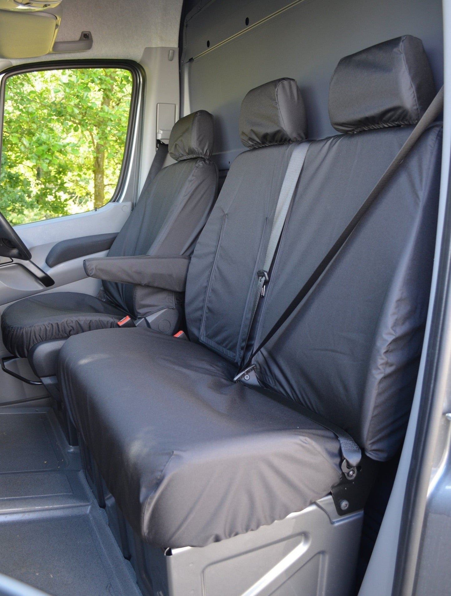Turtle Covers Seats Tailored Seat Covers Fits VW Volkswagen Crafter 2010-2017 Van Tailored & Waterproof Seat Covers