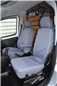 Turtle Covers Seats Tailored Seat Covers Fits Citroen Nemo Van 2008+ Front Seat Covers Driver's Seat and Folding Passenger Seat Grey