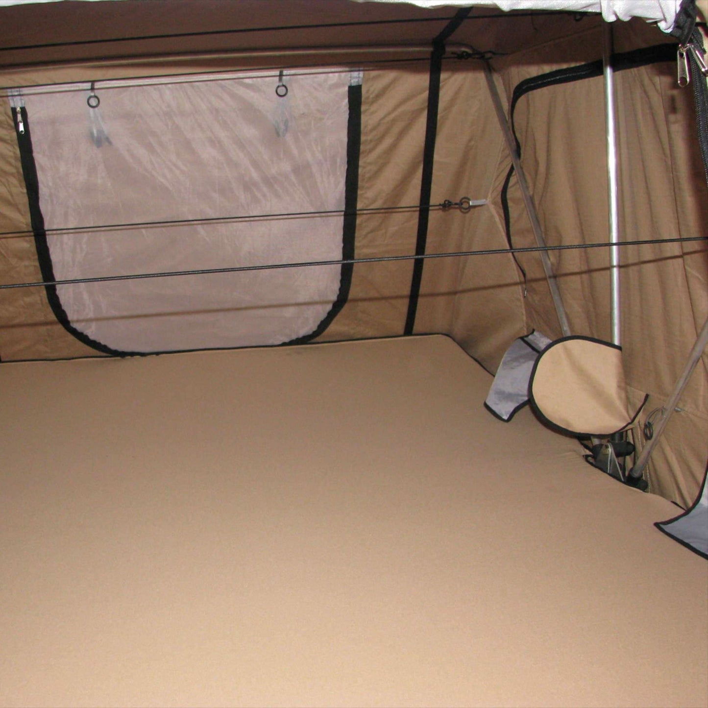 Direct4x4 Roof Top Tents Forest Green Expedition Foldout 3-Person Roof Top Camping Tent