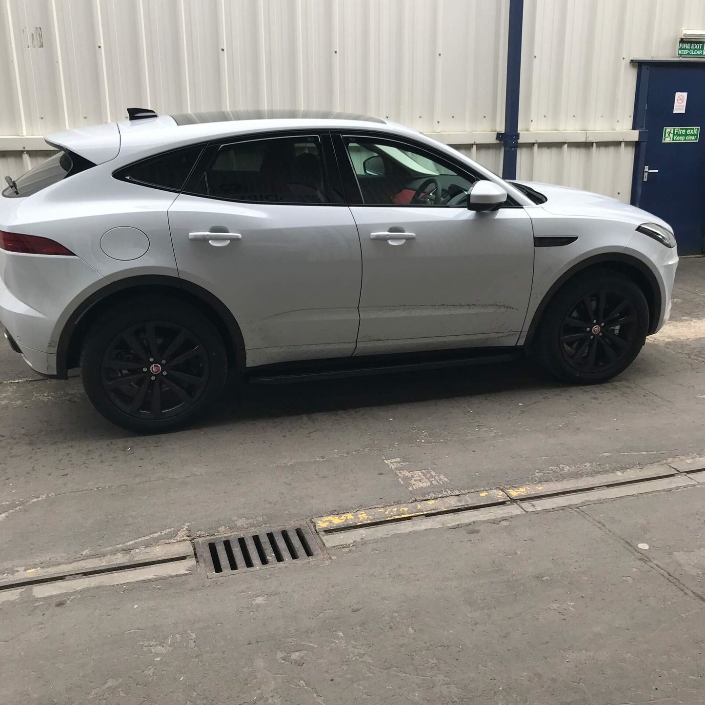 Direct4x4 Side Steps and Bars Black Raptor Side Steps Running Boards for Jaguar E-PACE 2018+