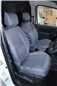 Turtle Covers Seats Tailored Seat Covers Fits Mercedes-Benz Citan 2023+ Front Seat Covers Right Hand Drive Driver's Seat and Single Passenger Seat Grey