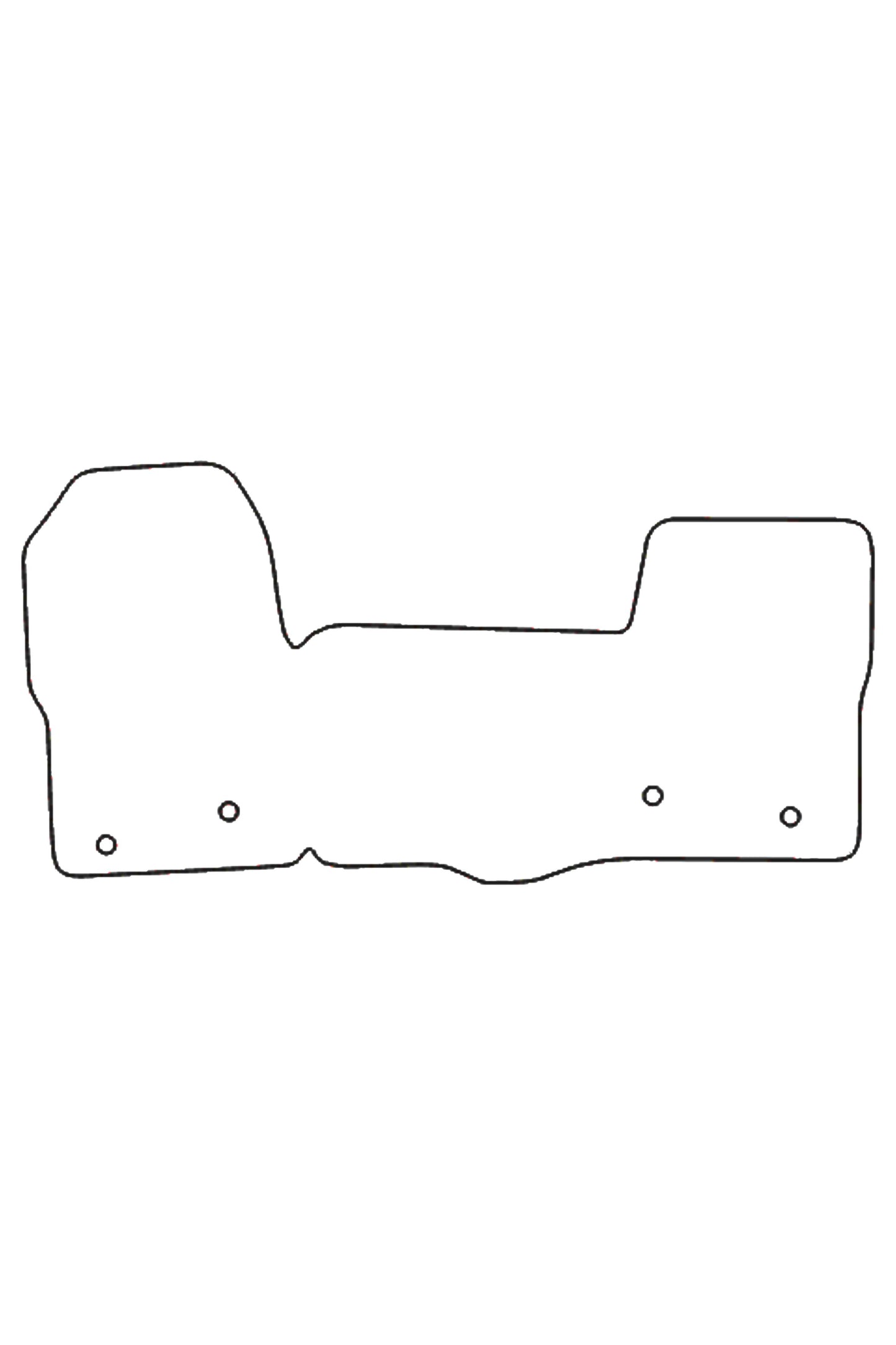 Turtle Covers Mats Tailored Rubber Mats Fits Ford Transit 2020+ Tailored Front Rubber Mats