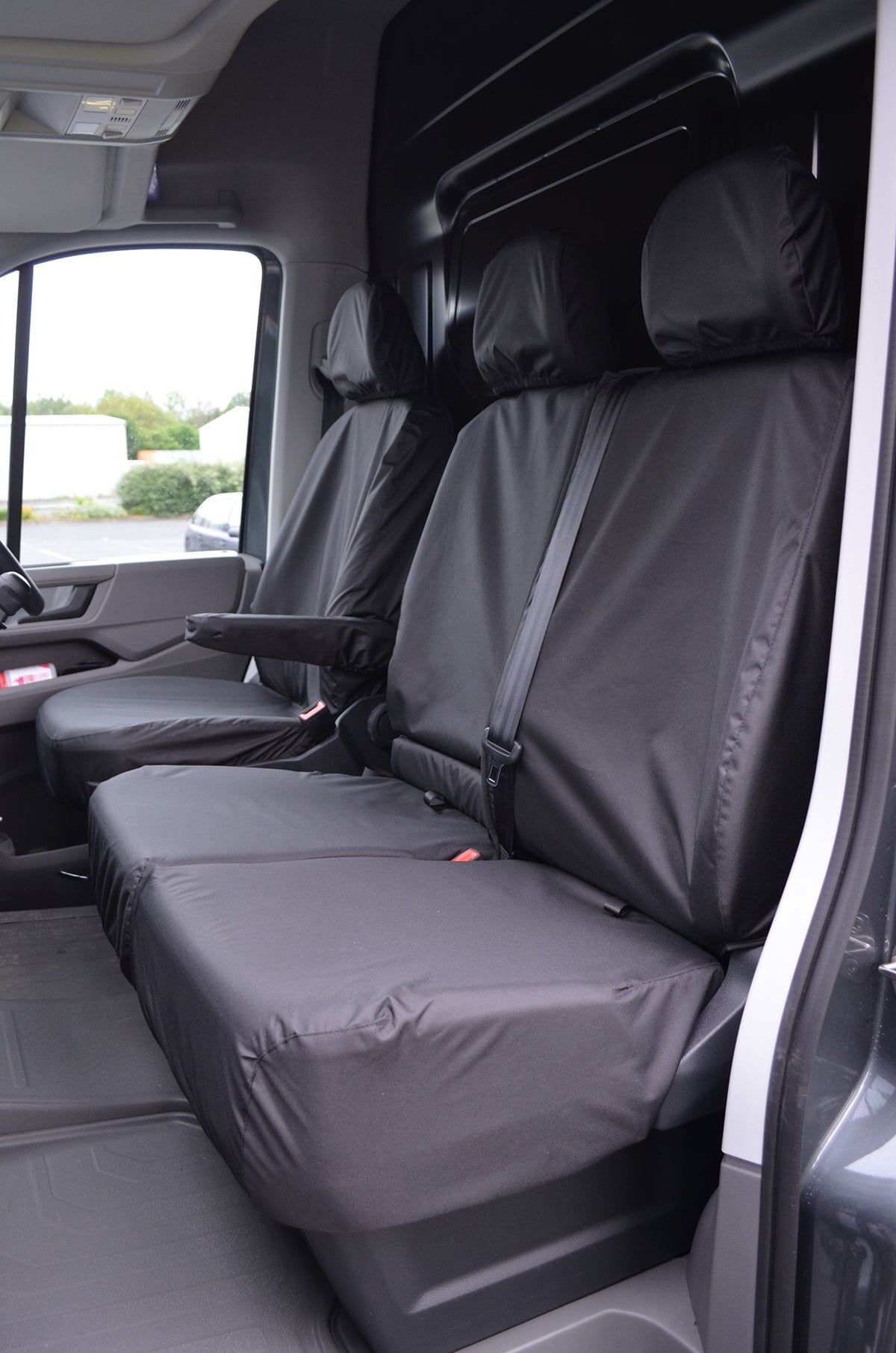 Turtle Covers Seats Tailored Seat Covers Fits VW Volkswagen e-Crafter 2022+ Van Seat Covers