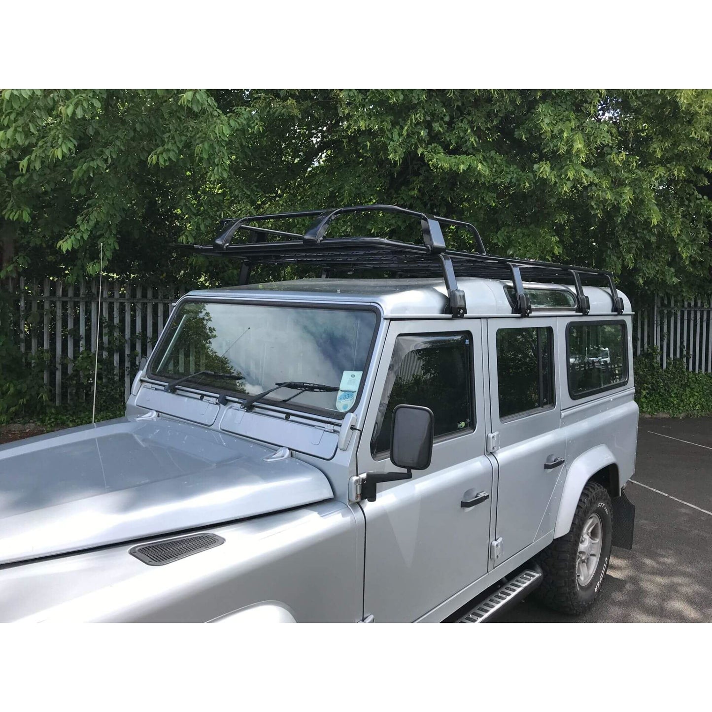 Direct4x4 Roof Racks Expedition Aluminium Front Basket Roof Rack - Land Rover Defender 110 1971-2016