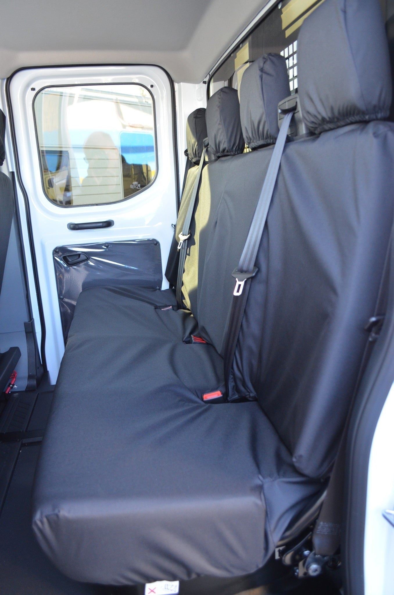 Turtle Covers Seats Tailored Seat Covers Fits Ford Transit 2014+ Tailored Rear Seat Covers