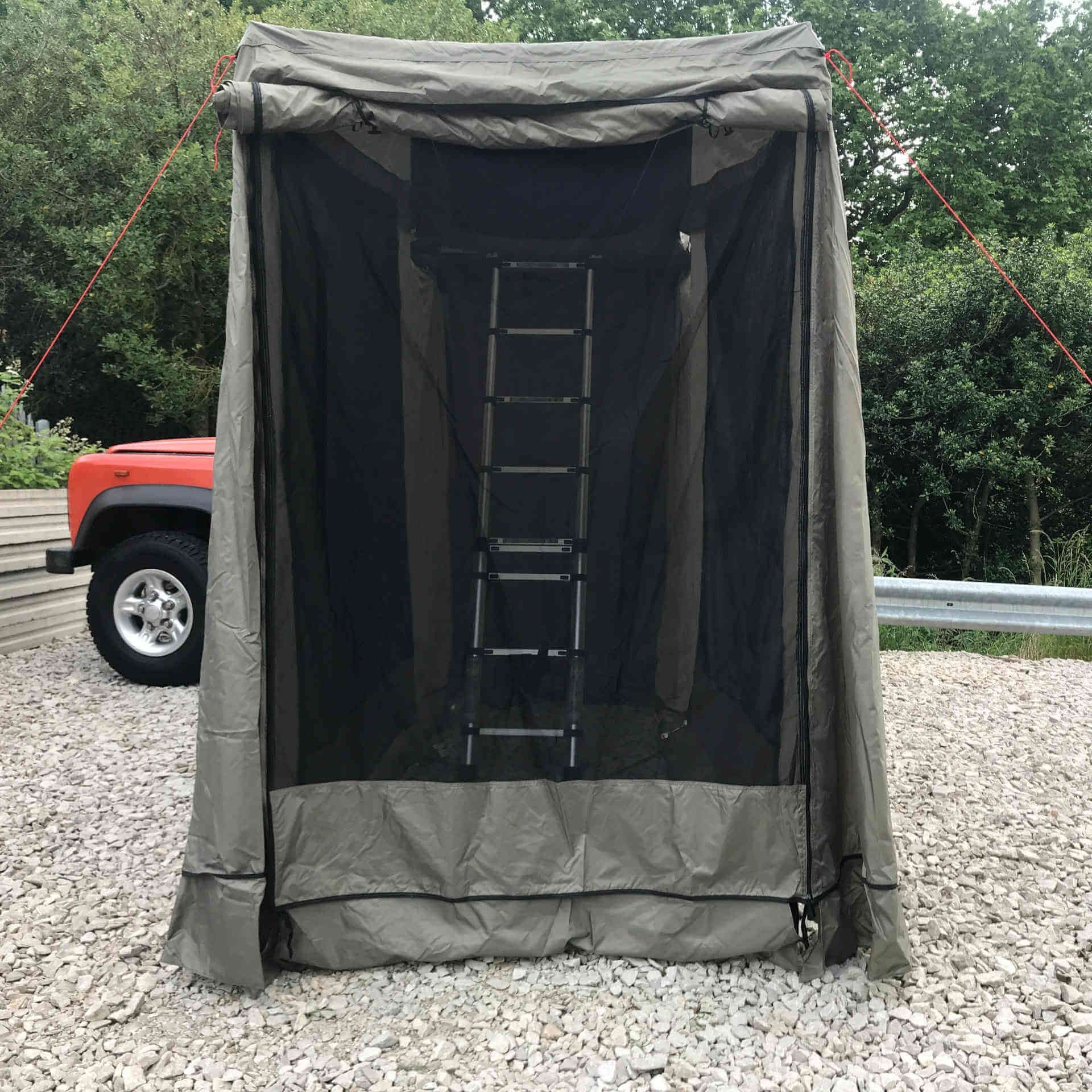 Direct4x4 Roof Top Tents Annex Addon for the Direct4x4 RoofTrekk 3 Person Roof Top Camping Tent in Green