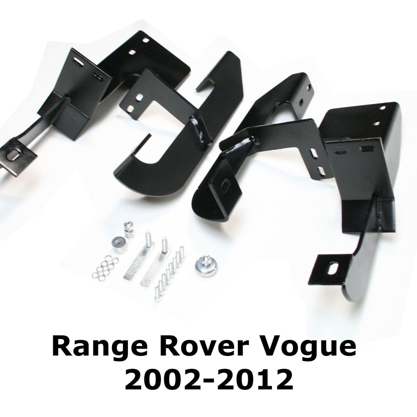 Direct4x4 Side Steps and Bars Black Raptor Side Steps Running Boards for Range Rover Vogue 2002-2012 (L322)