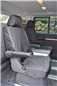 Turtle Covers Seats Tailored Seat Covers Fits VW Volkswagen T6 Caravelle 2015+ Tailored Seat Covers Right Hand Drive Rear Pair of Singles Black