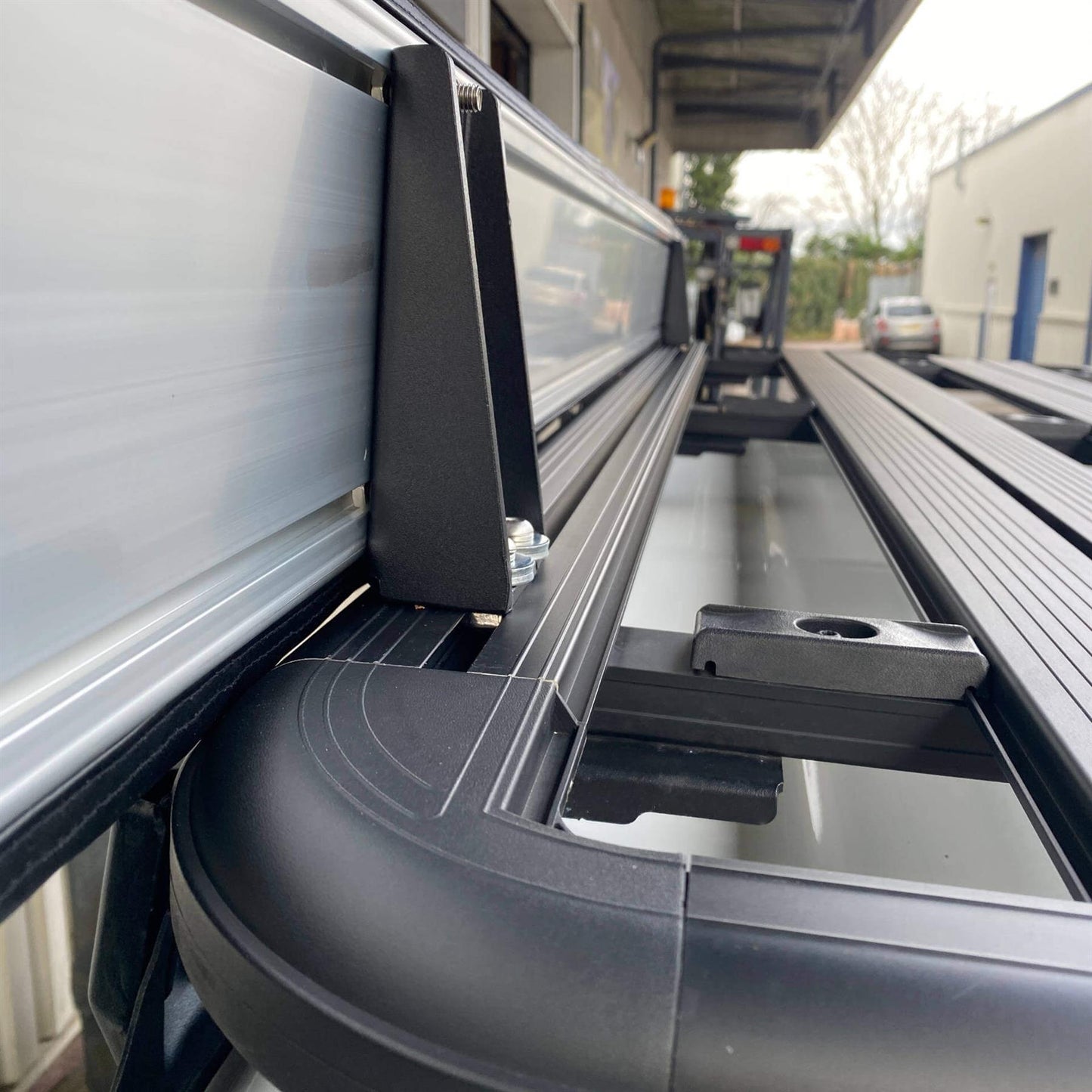 Direct4x4 Roof Rack Accessories Side Awning Brackets for Direct4x4 AluMod Low Profile Roof Racks (ALUMINIUM)