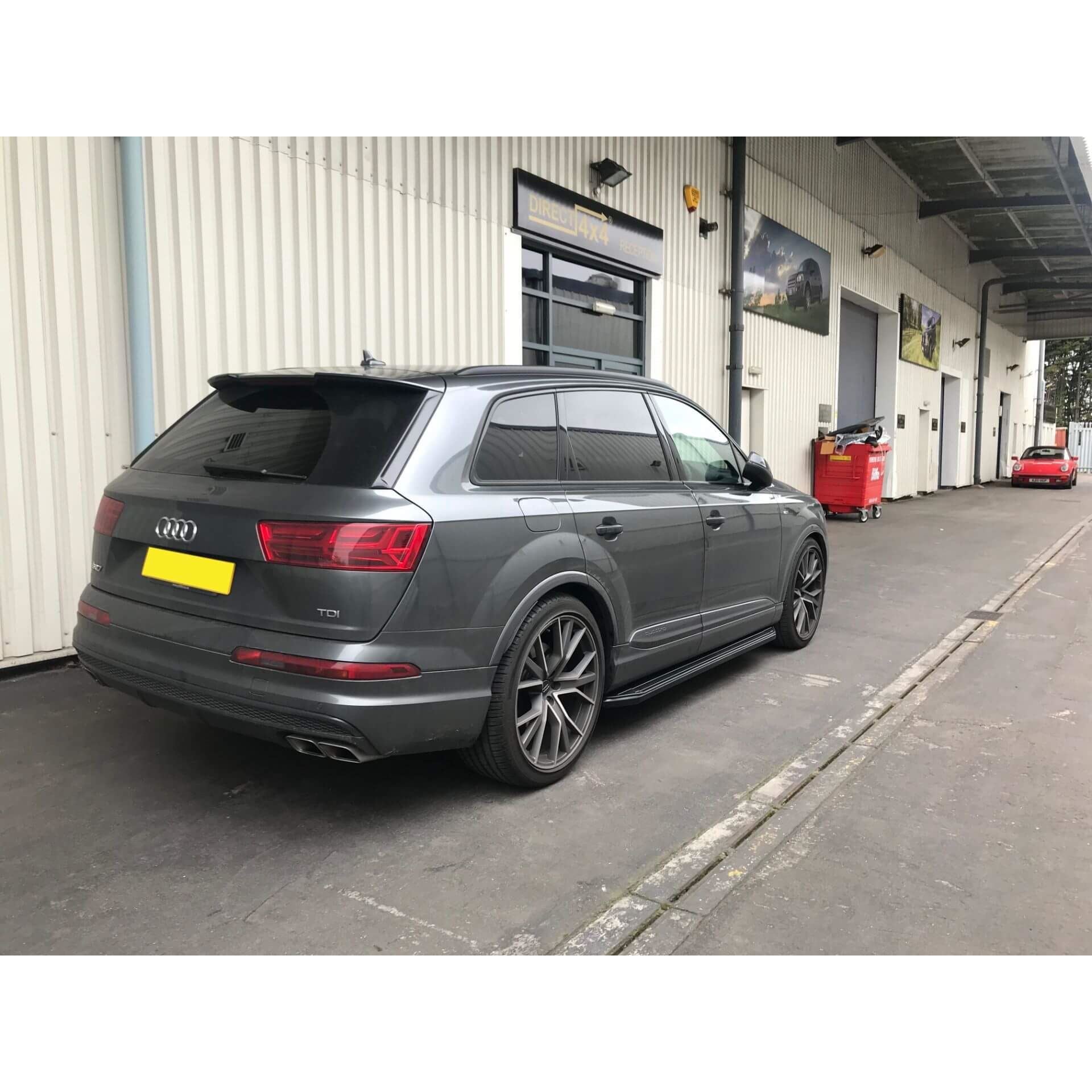 Direct4x4 Side Steps and Bars Black Raptor Side Steps Running Boards for Audi Q7 2020+