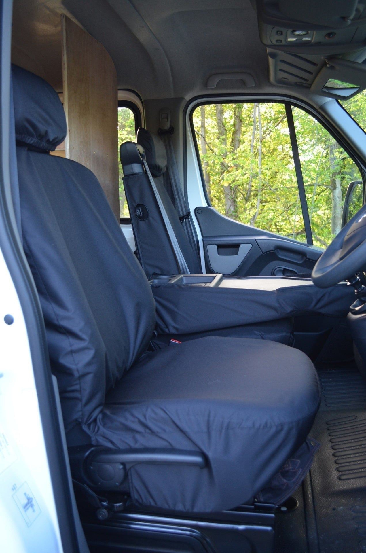 Turtle Covers Seats Tailored Seat Covers Fits Nissan Interstar Van 2022+ Tailored Front Seat Covers