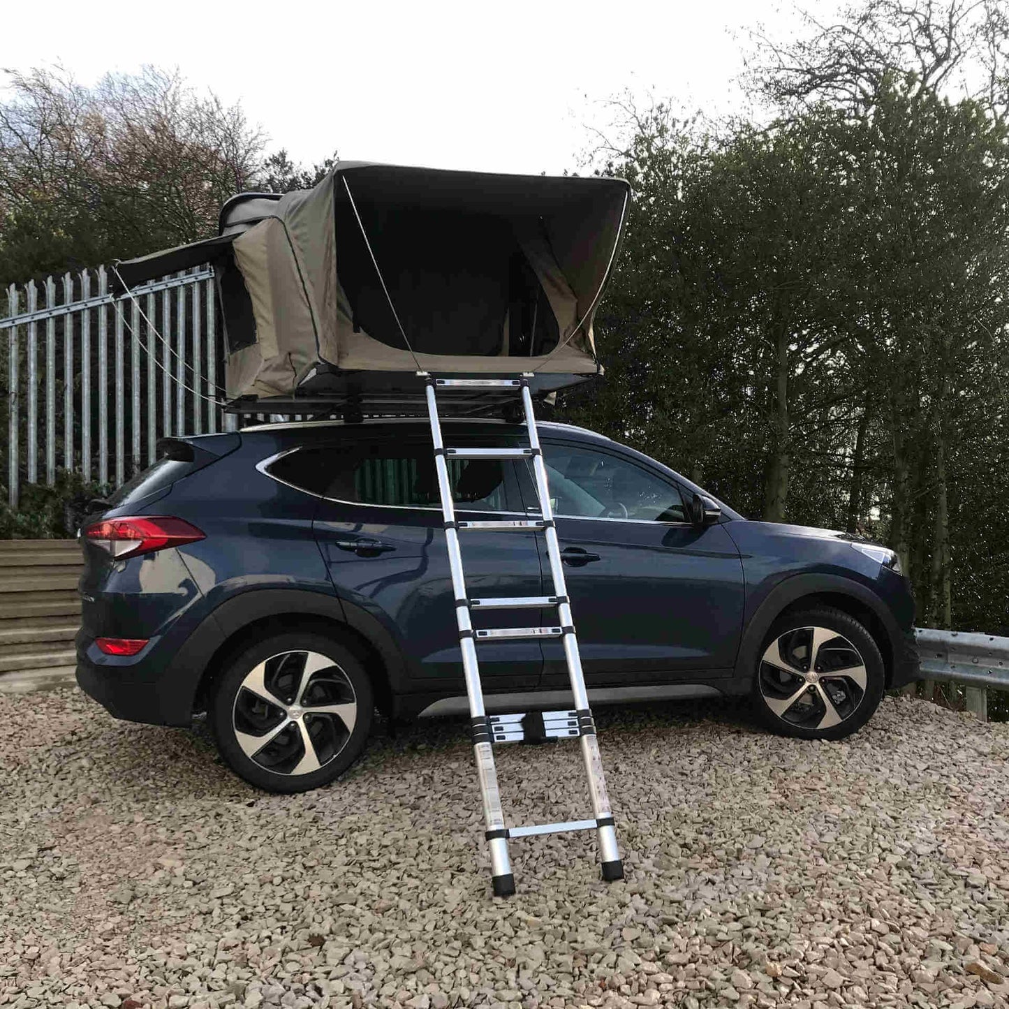 Direct4x4 Roof Top Tents RoofTrekk Expedition Roof Top Camping Tent with Optional Annex Room Addon