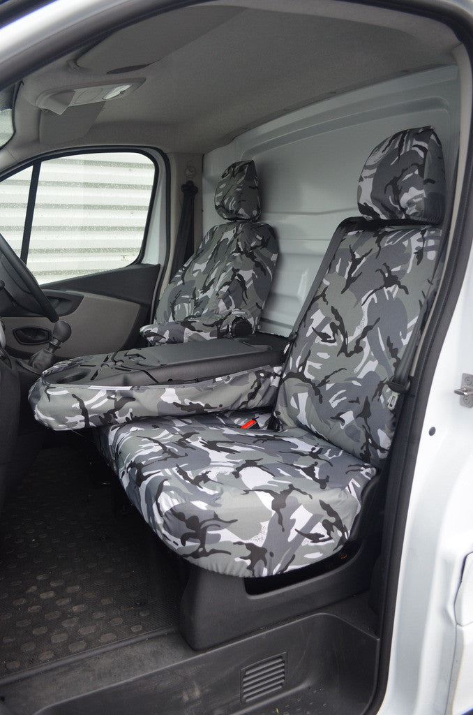 Turtle Covers Seats Tailored Seat Covers Fits Nissan Primastar 2022+ Waterproof Front Seat Covers