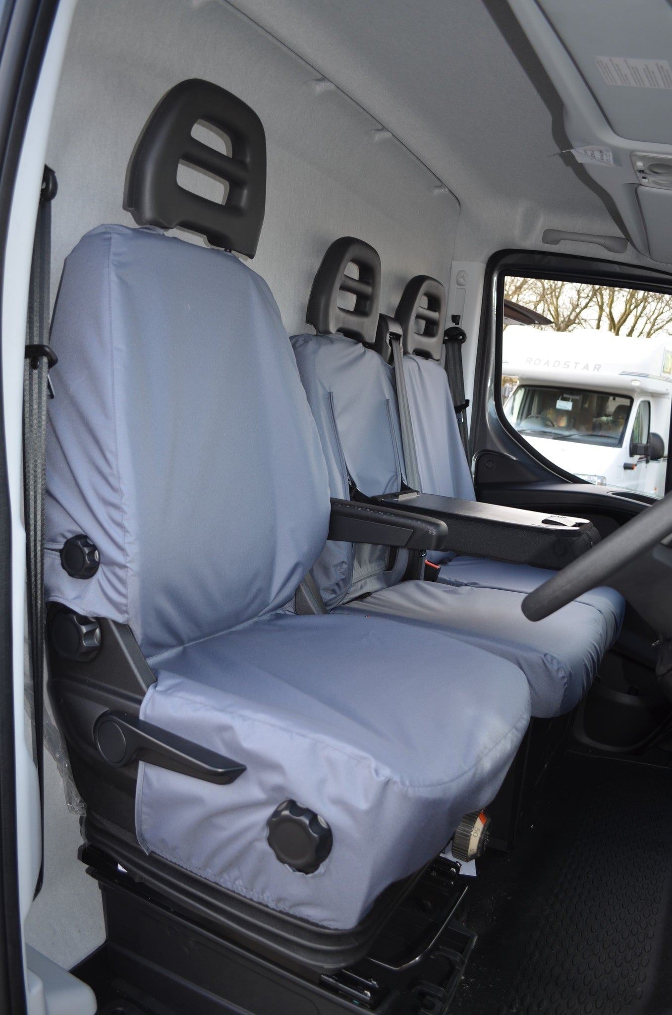 Turtle Covers Seats Tailored Seat Covers Fits Iveco Daily Van 2022+ Tailored Front Seat Covers