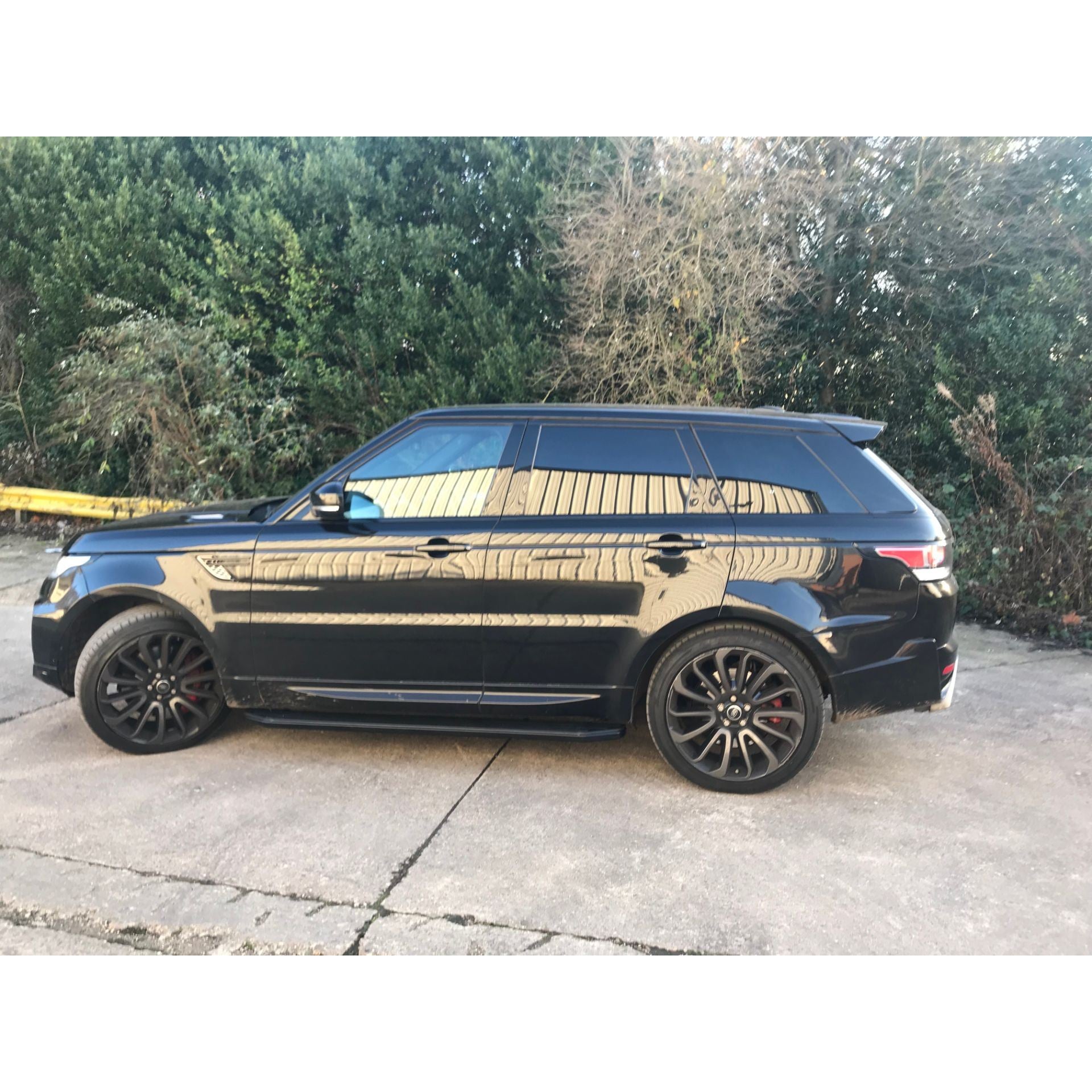 Direct4x4 Side Steps and Bars Black Raptor Side Steps Running Boards for Range Rover Sport 2013-2022 (L494)