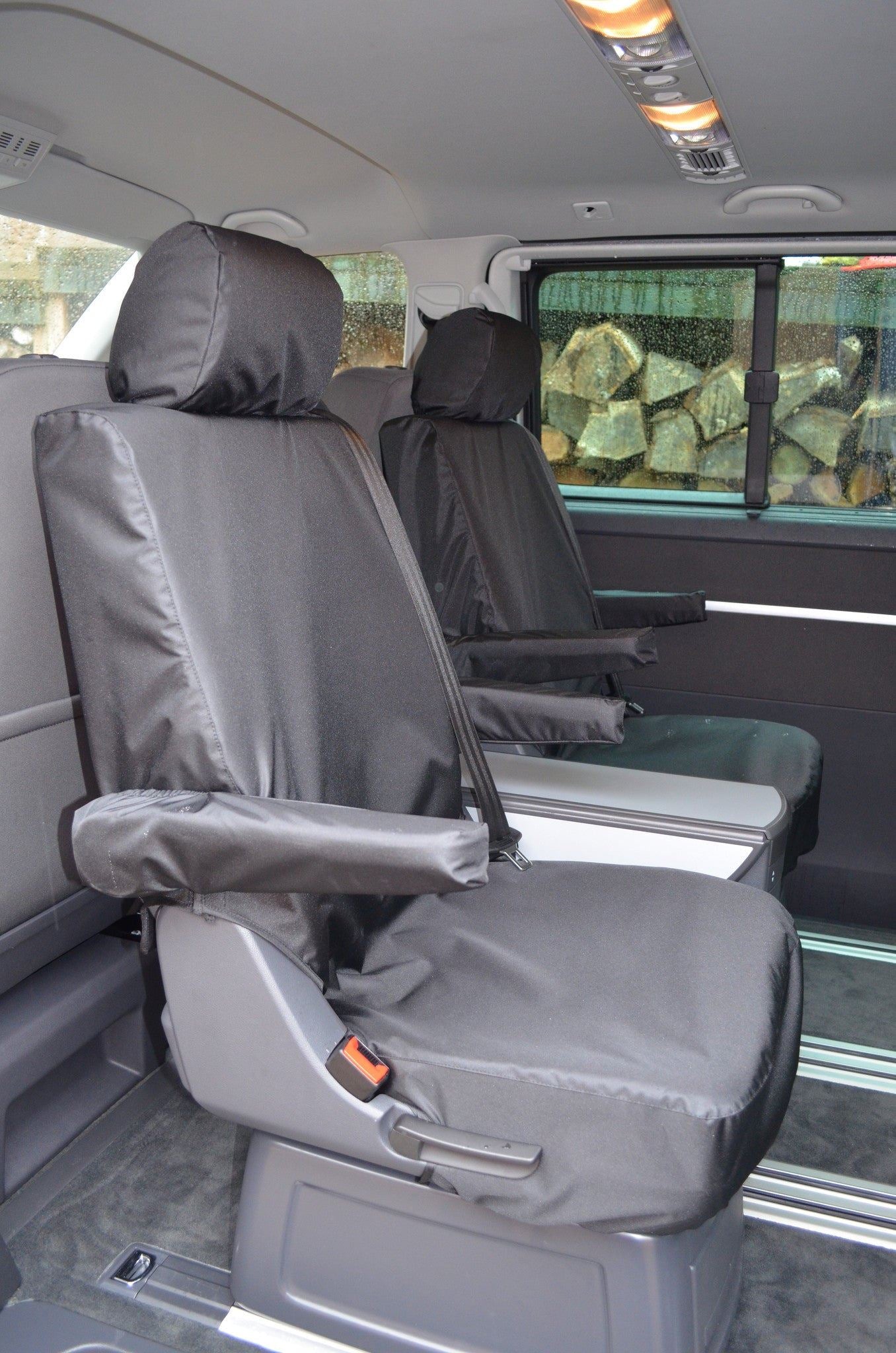 Turtle Covers Seats Tailored Seat Covers Fits VW Volkswagen T5 Caravelle 2003-2015 Tailored Seat Covers