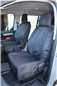 Turtle Covers Seats Tailored Seat Covers Fits Peugeot e-Expert 2020+ Crew Cab Tailored Seat Covers Right Hand Drive Front Pair Black