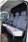 Turtle Covers Seats Tailored Seat Covers Fits Nissan NV400 Van 2011+ Tailored Front Seat Covers Right Hand Drive Non-Folding Fixed Seat & Base Grey