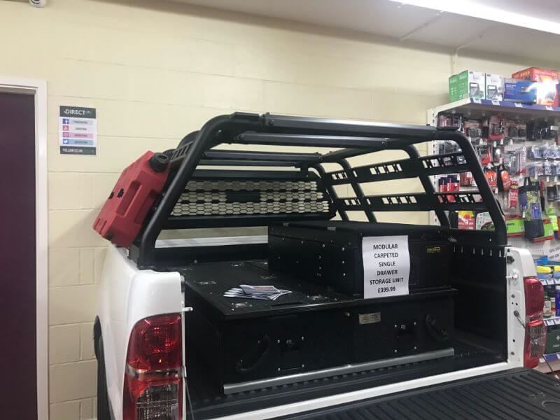 Direct4x4 Pickup Truck Cargo Racks Adjustable Expedition Load Bed Rack Frame System for Nissan Navara NP300 2015+