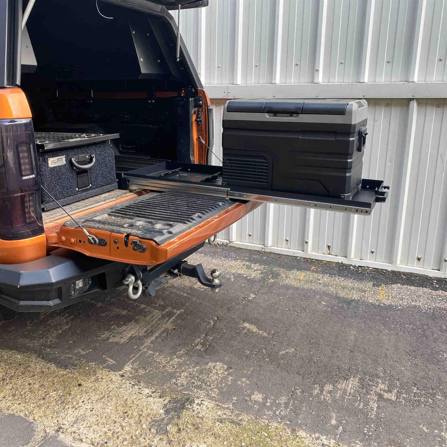 Direct4x4 Slideout Cargo Trays 1300mm Fully Extendable Heavy Duty Vehicle Utility Drawer System Slideout Tray