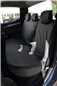 Turtle Covers Seats Tailored Seat Covers Fits Isuzu D-Max 2021+ Seat Covers Right Hand Drive Rear Seat Cover Without Central Armrest Black