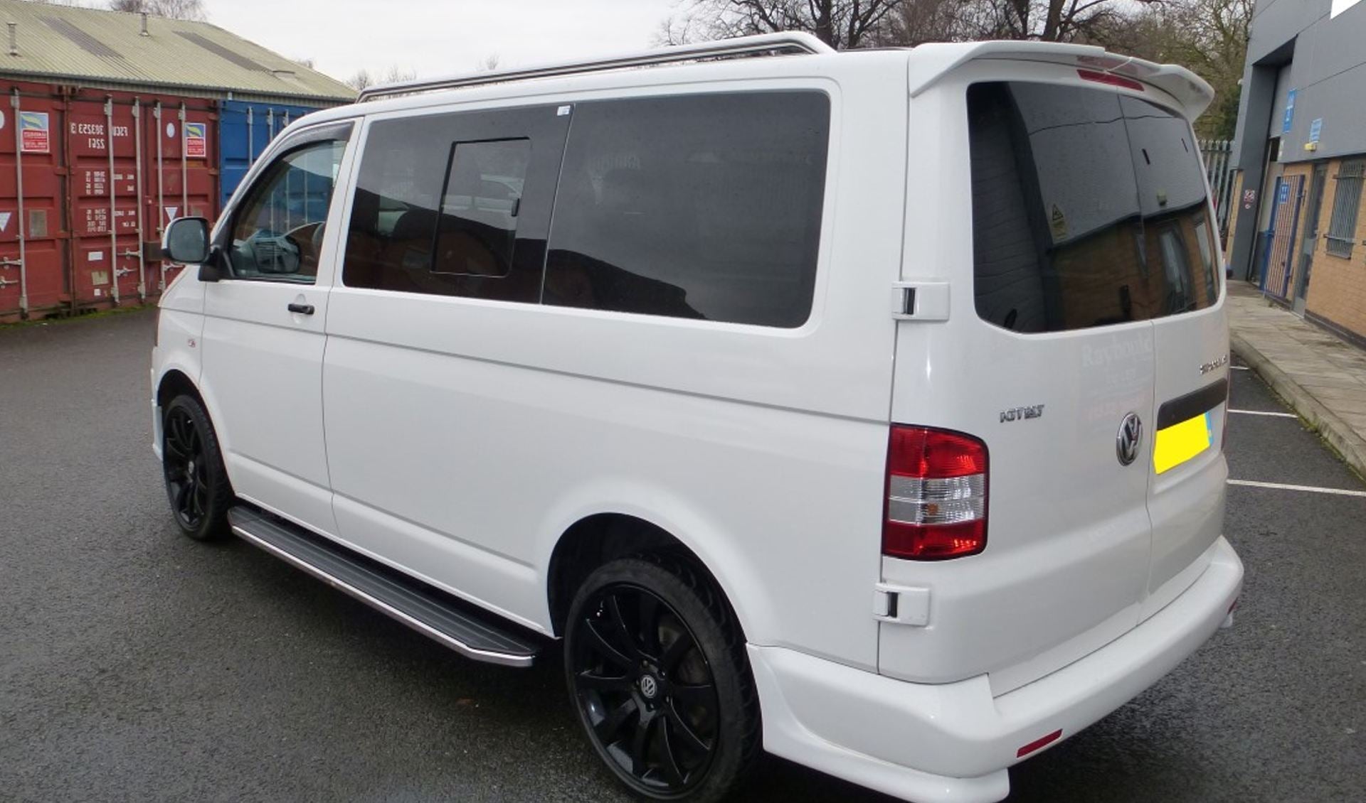 Direct4x4 Side Steps and Bars Raptor Side Steps Running Boards for Volkswagen Transporter T5 SWB