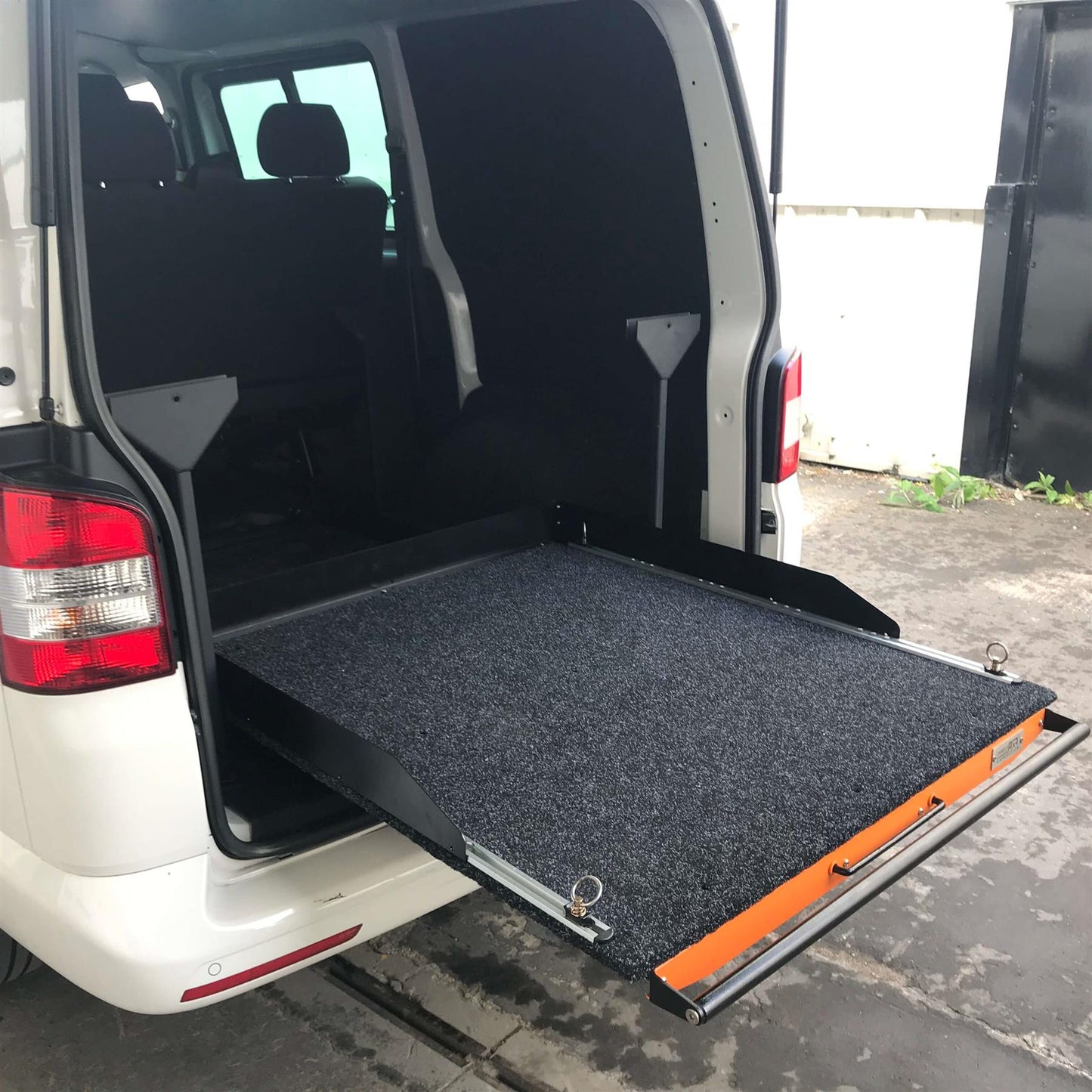 Direct4x4 Slideout Cargo Trays Heavy Duty Universal Carpet Top Slideout Cargo Tray for Vans & Pickups