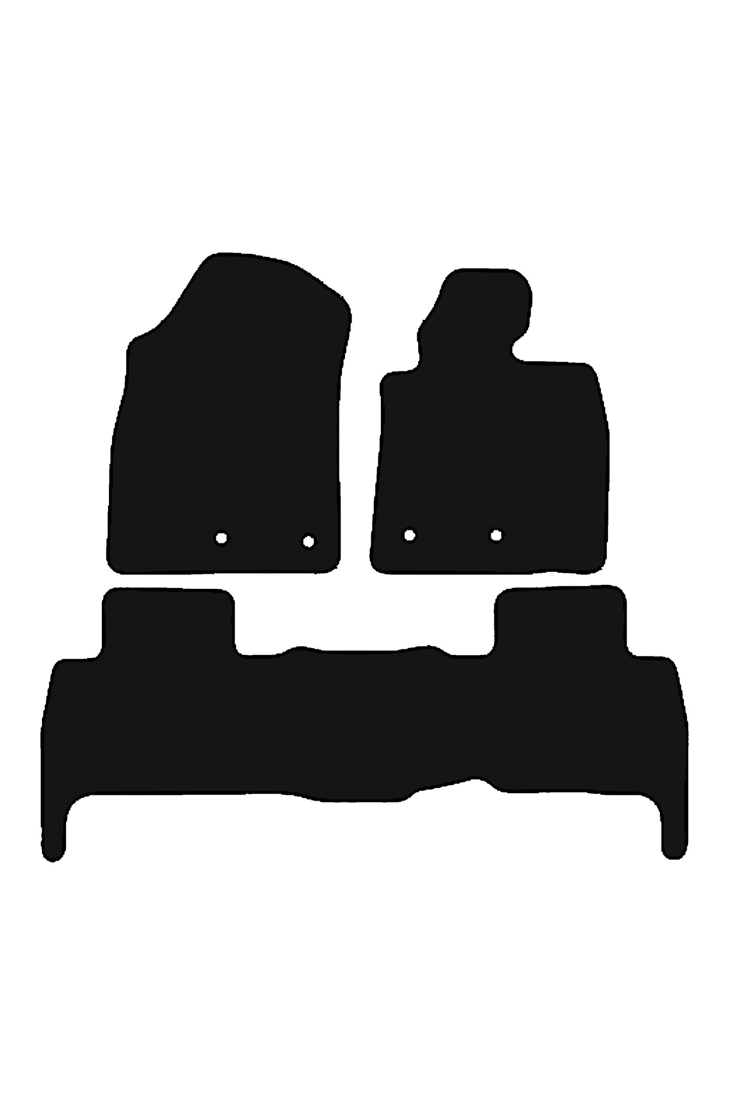 Turtle Covers Mats Tailored Rubber Mats Fits Toyota Land Cruiser 2013-2020 Tailored Rubber Mats