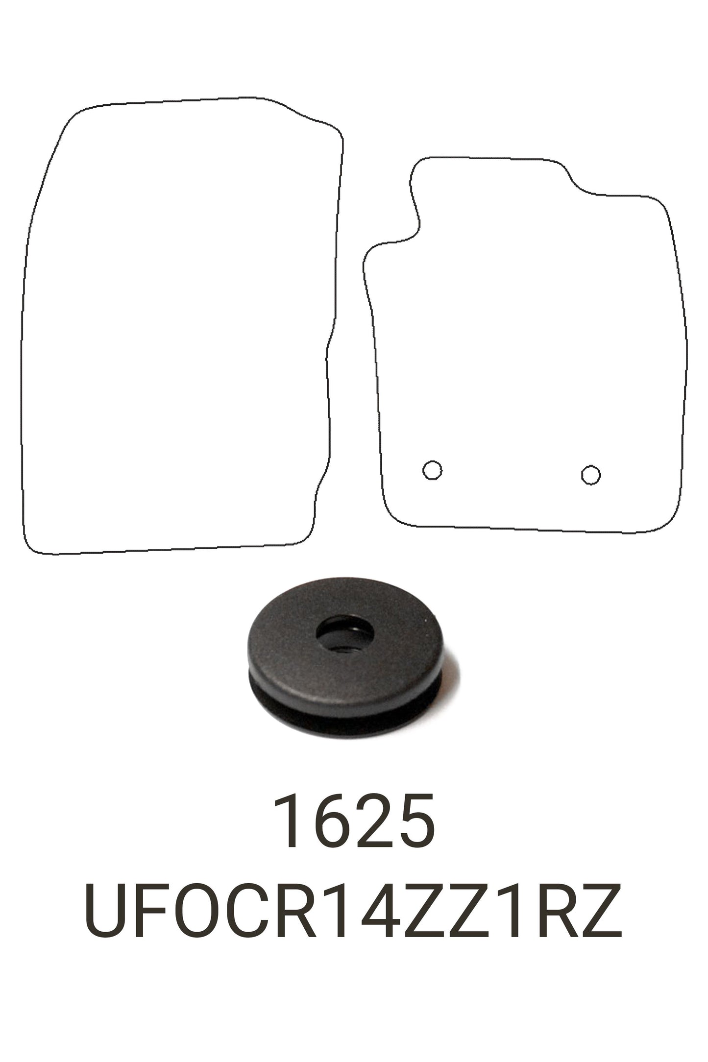 Turtle Covers Mats Tailored Rubber Mats Fits Ford Courier 2014-2023 Tailored Rubber Mats