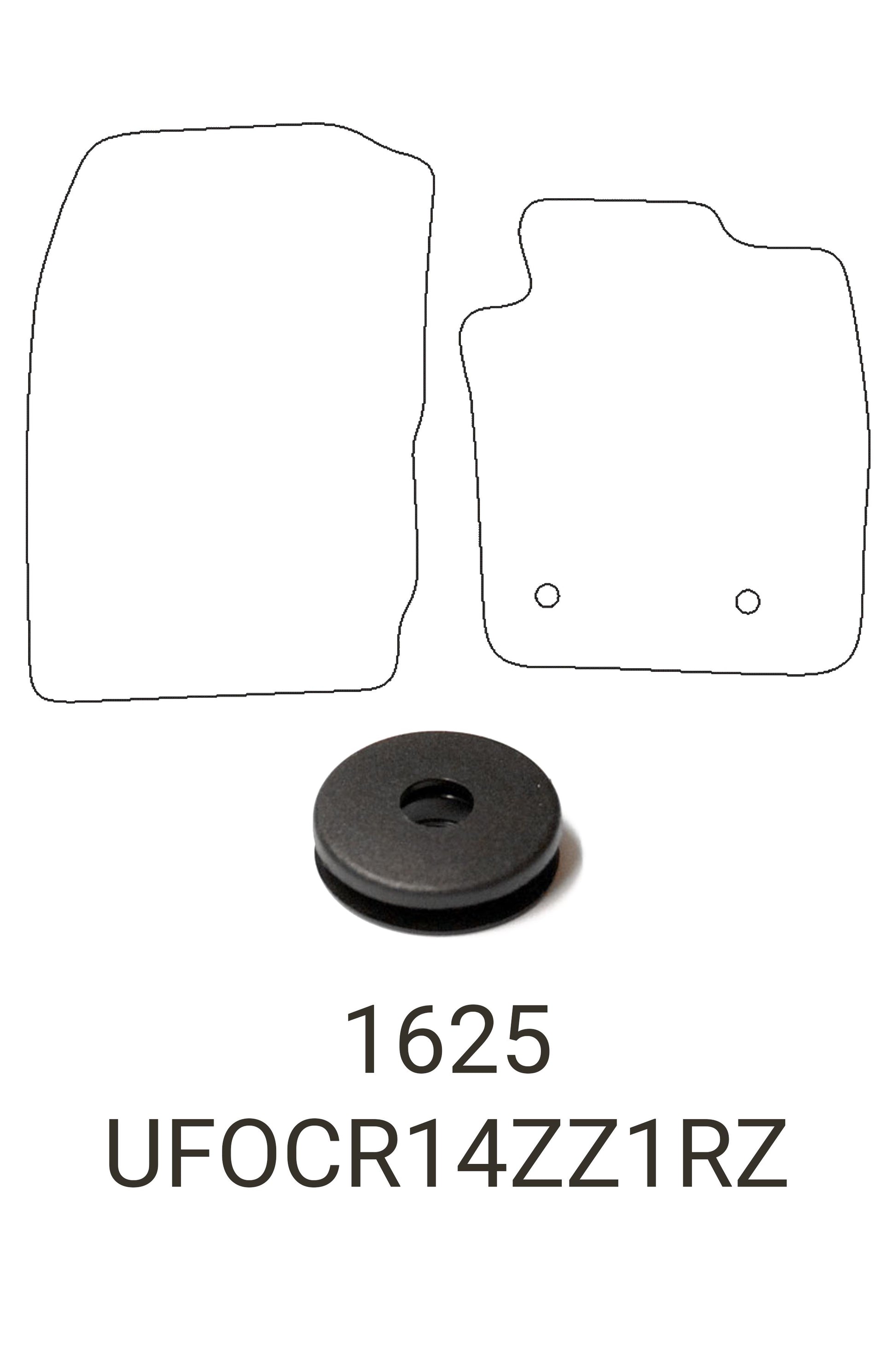 Turtle Covers Mats Tailored Rubber Mats Fits Ford Courier 2014-2023 Tailored Rubber Mats