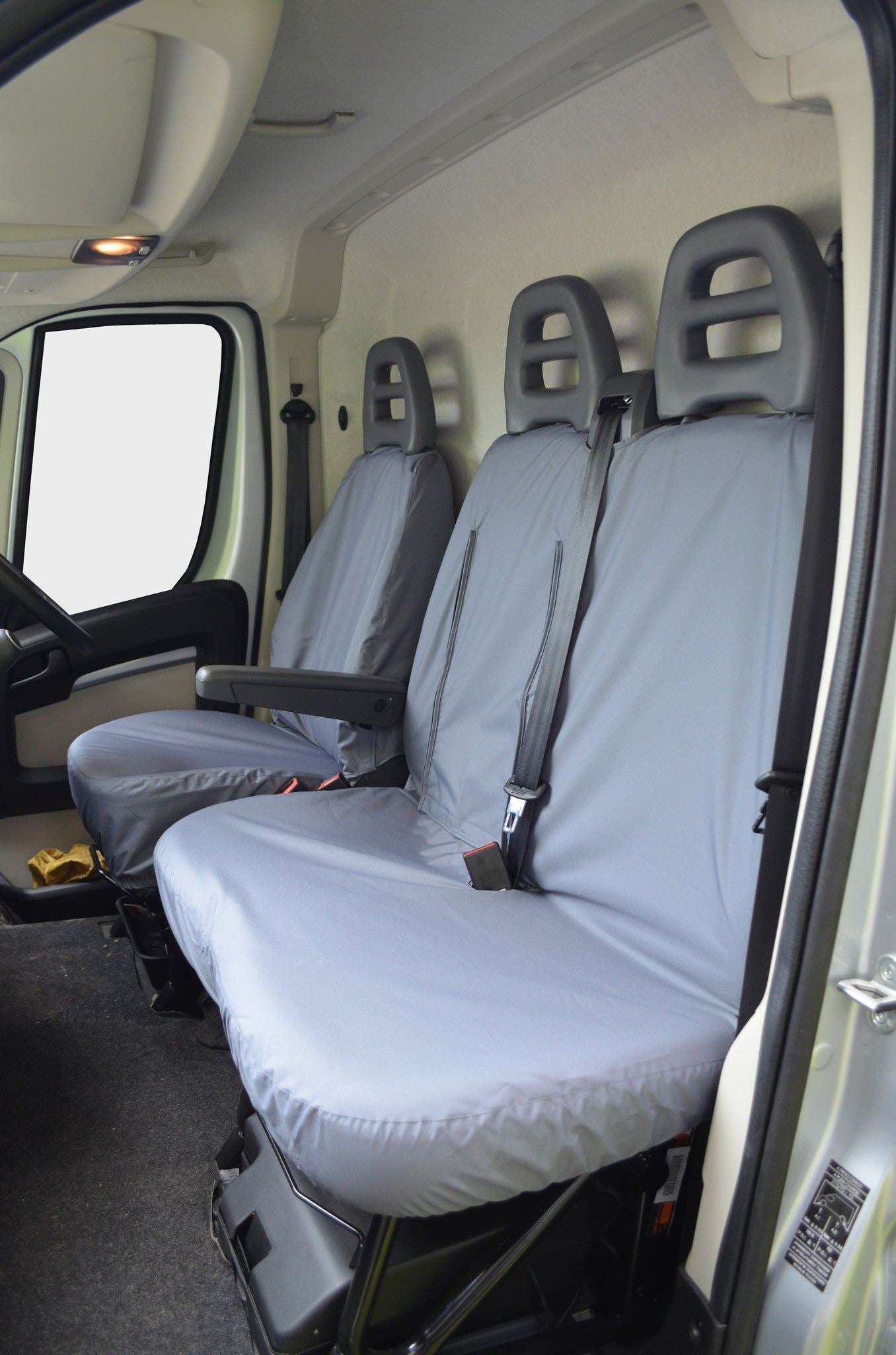 Turtle Covers Seats Tailored Seat Covers Fits Peugeot Boxer Van 2006-2022 Tailored Seat Covers