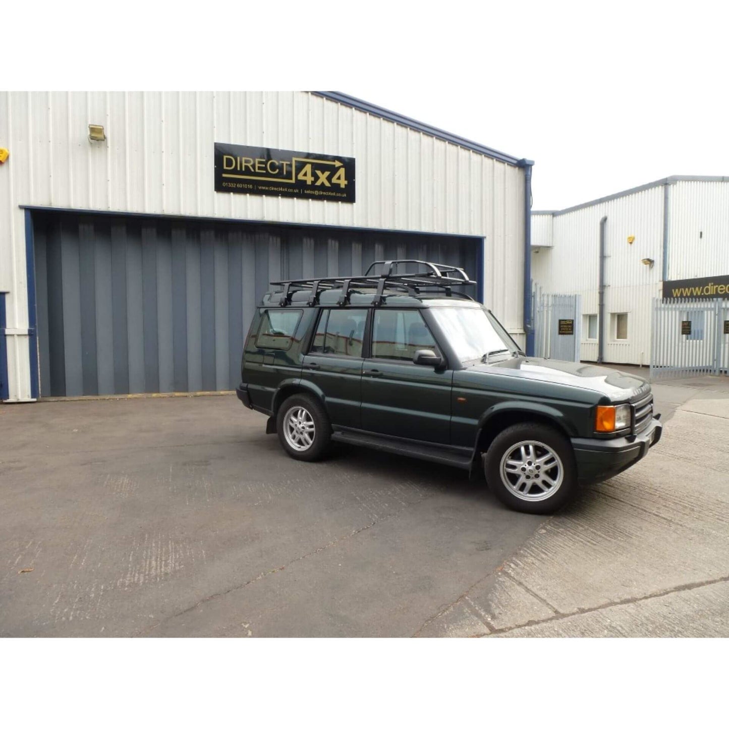 Direct4x4 Roof Racks Expedition Steel Front Basket Roof Rack for Land Rover Discovery 1 and 2