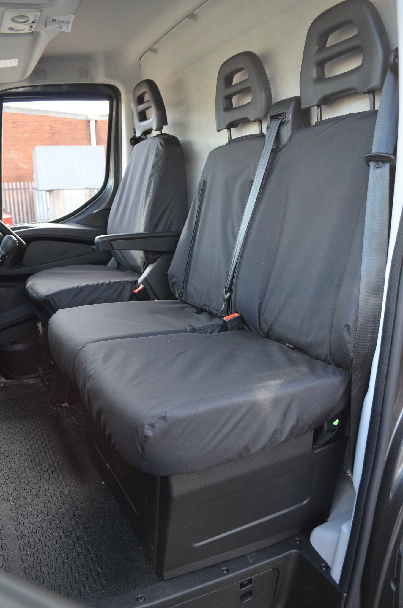 Turtle Covers Seats Tailored Seat Covers Fits Iveco Daily Van 2022+ Tailored Front Seat Covers