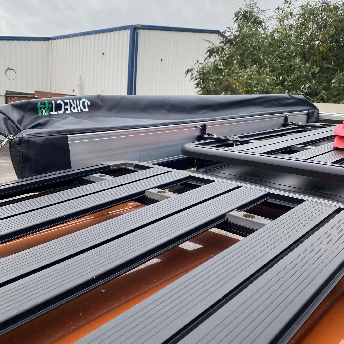 Direct4x4 Side Awnings 270-Degree RHS Hawkwing Style Expedition Fold-out Vehicle Camping Side Awning