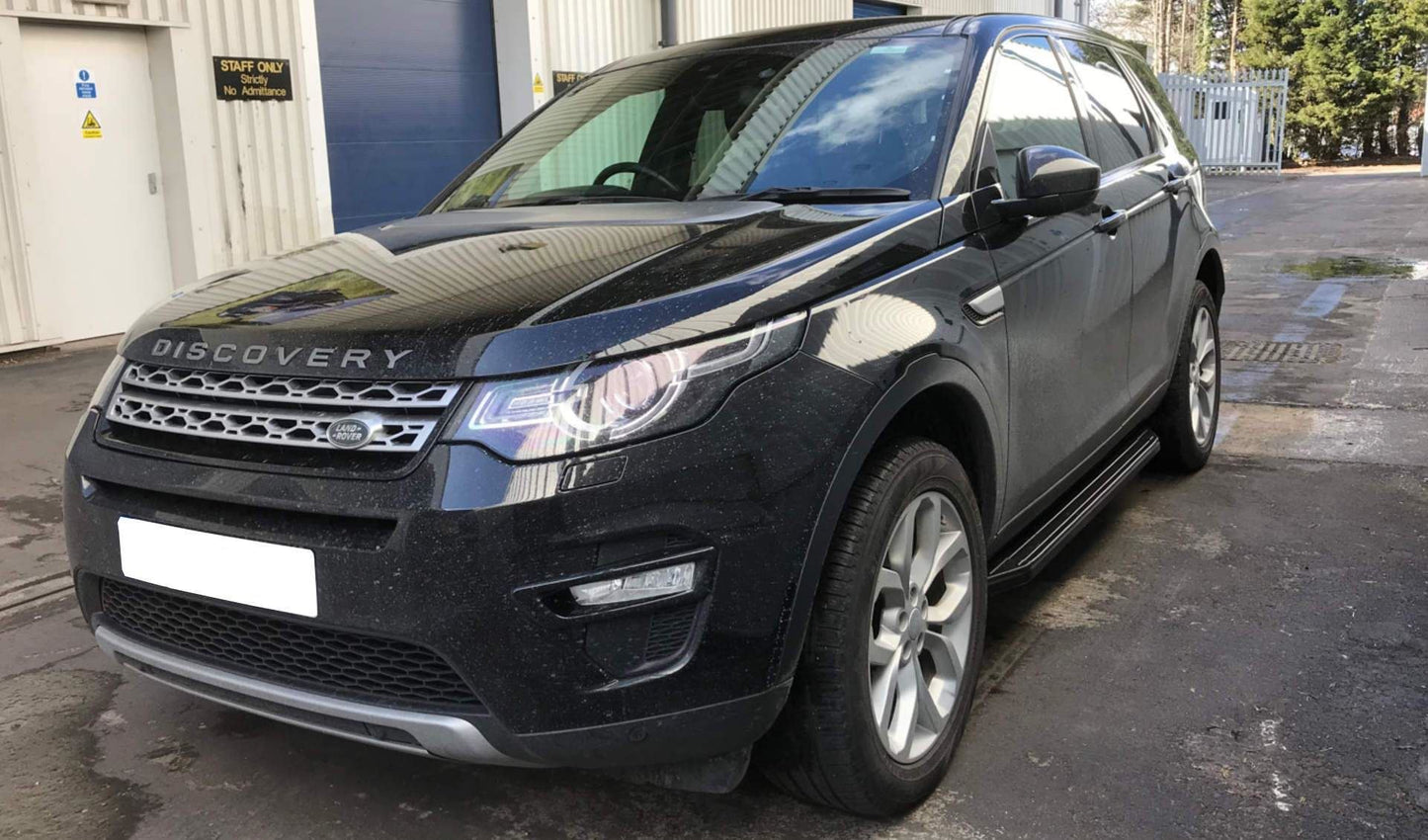 Direct4x4 Side Steps and Bars Black Raptor Side Steps Running Boards for Land Rover Discovery Sport 2014-2019