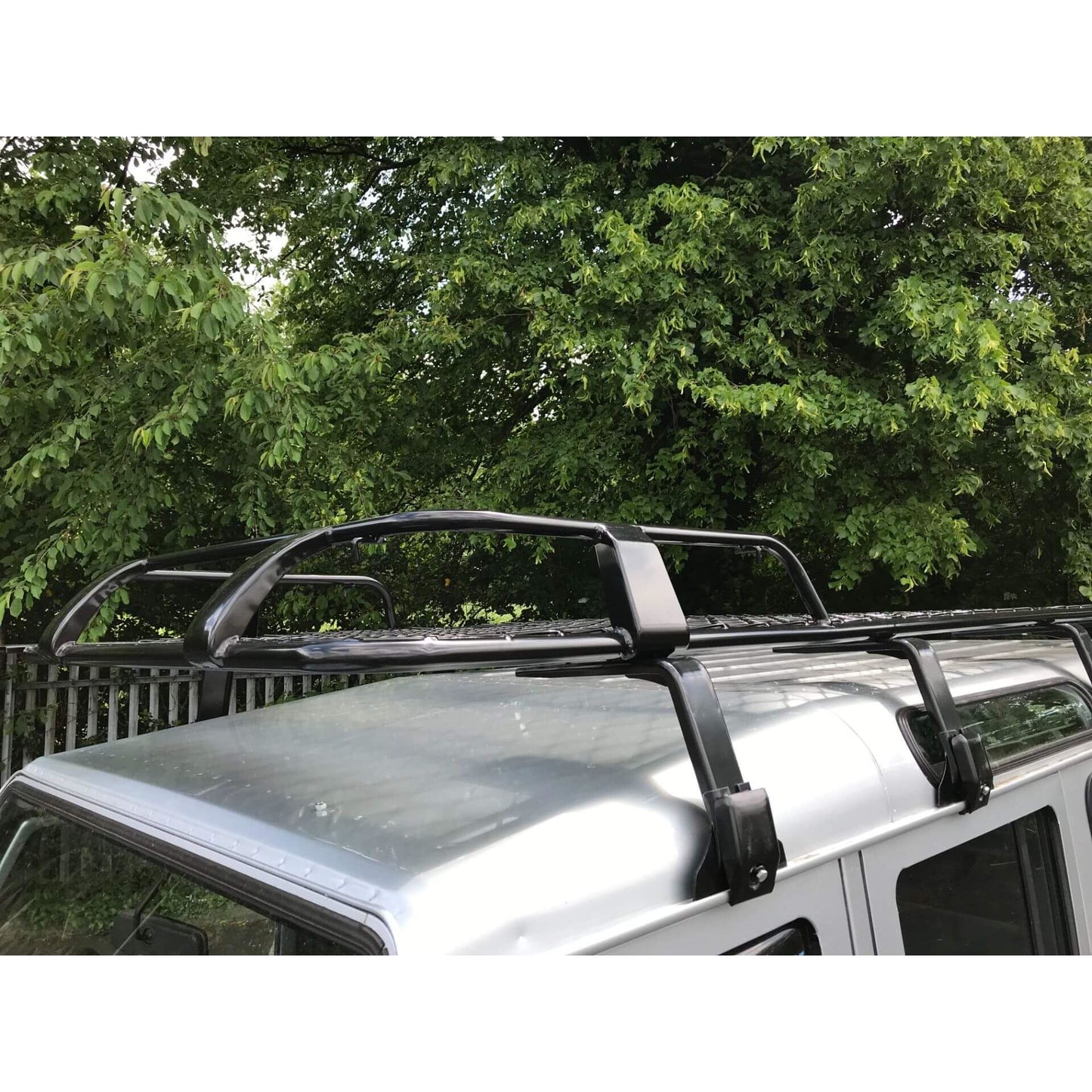 Direct4x4 Roof Racks Expedition Steel Front Basket Roof Rack for Land Rover Defender 110 1971-2016