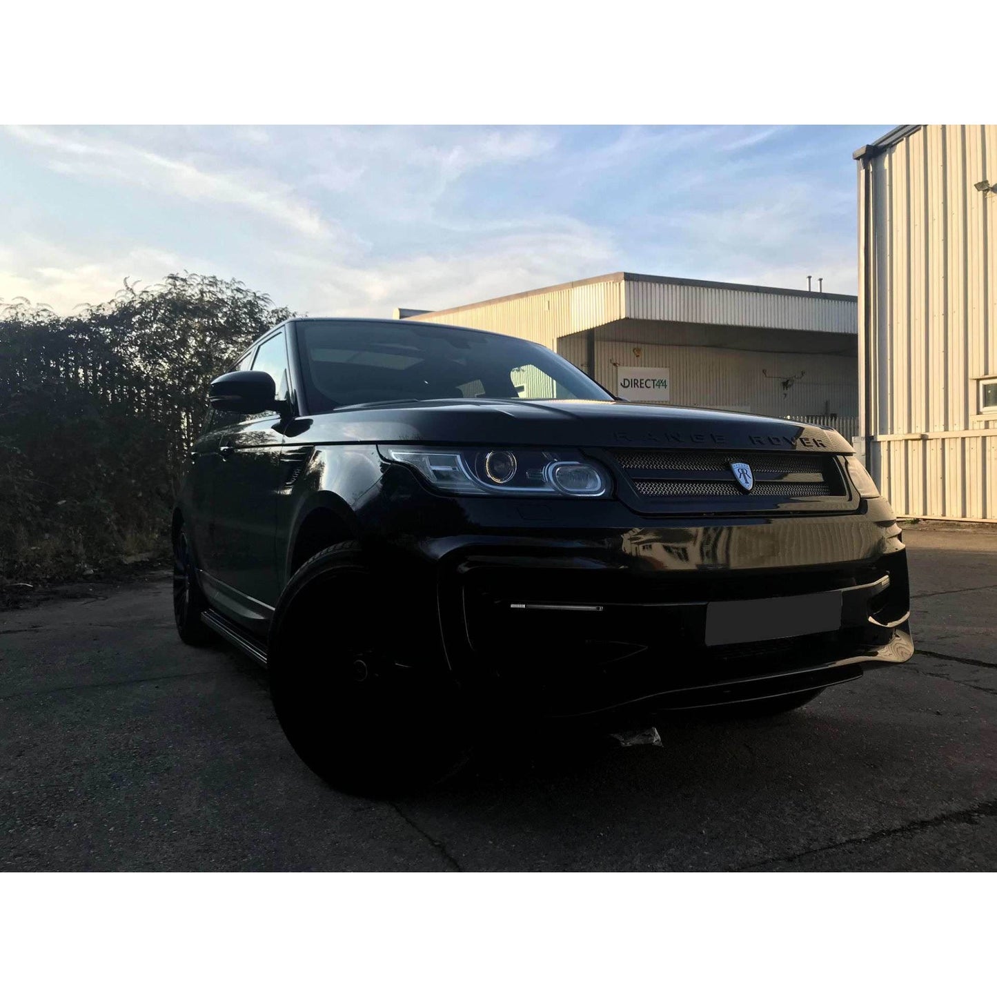 Direct4x4 Side Steps and Bars Black Raptor Side Steps Running Boards for Range Rover Sport 2013-2022 (L494)
