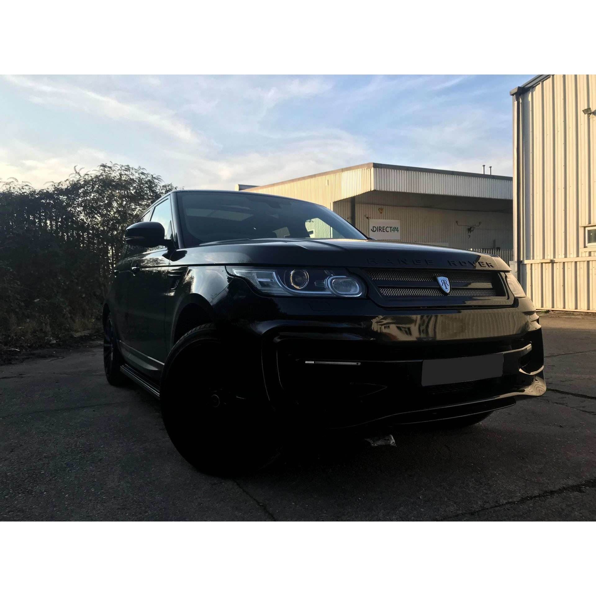 Direct4x4 Side Steps and Bars Black Raptor Side Steps Running Boards for Range Rover Sport 2013-2022 (L494)