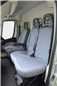 Turtle Covers Seats Tailored Seat Covers Fits Peugeot Boxer Van 2006-2022 Tailored Seat Covers Right Hand Drive Front Three Grey