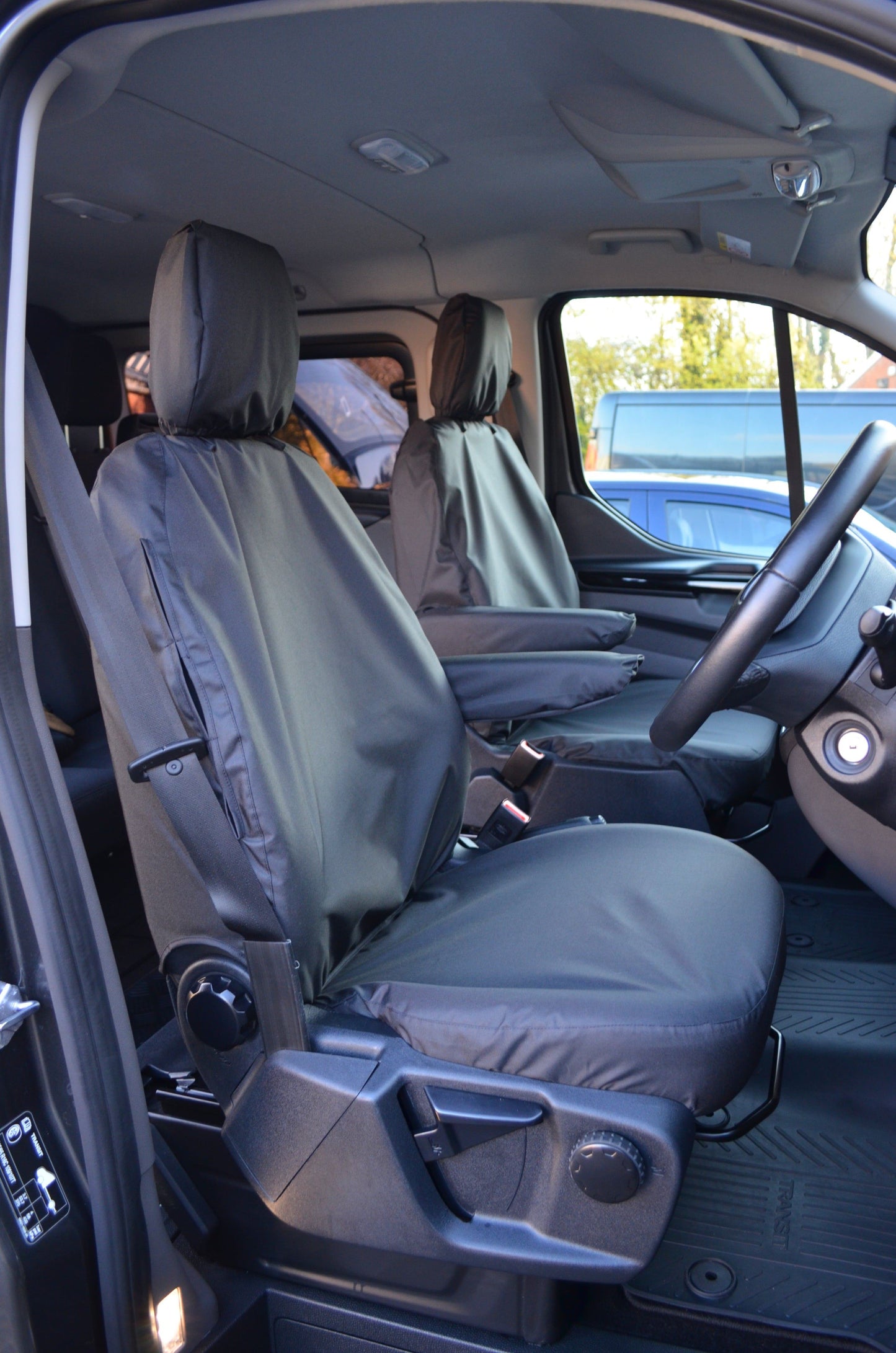 Turtle Covers Seats Tailored Seat Covers Fits Ford Transit Van 2014+ Tailored Front Seat Covers