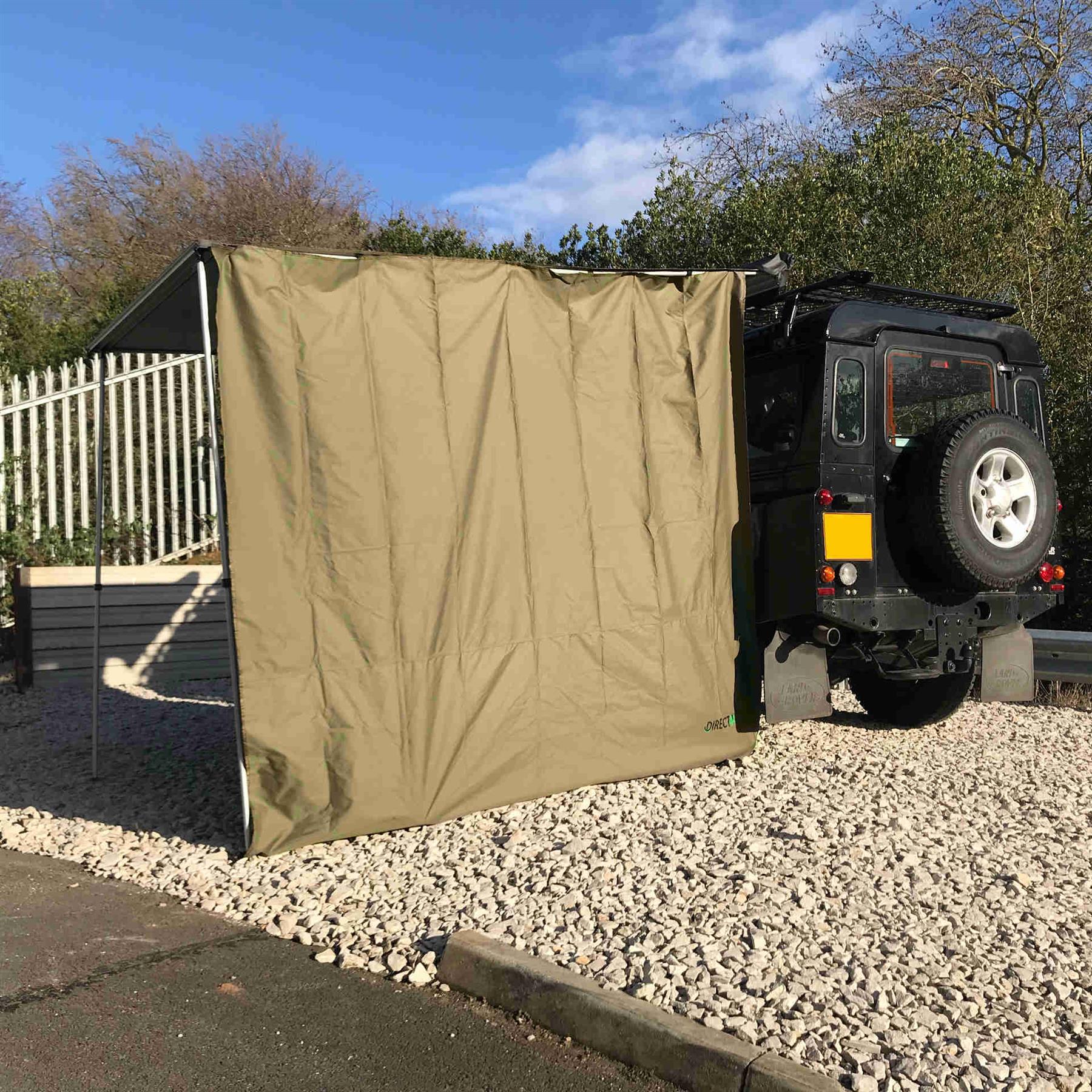 Direct4x4 Side Awning Addons & Accessories Front & Side Wall Addons for Direct4x4 Expedition Pull-Out Vehicle Side Awnings