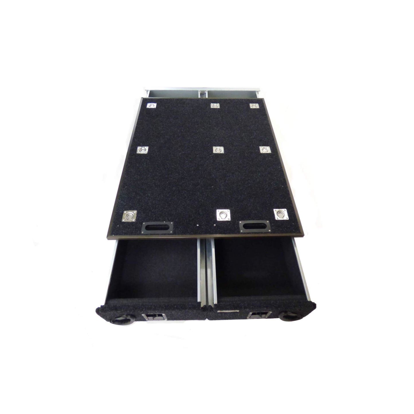Direct4x4 Drawer Storage Systems Full Width Slide Carpet Topped Twin Drawer System