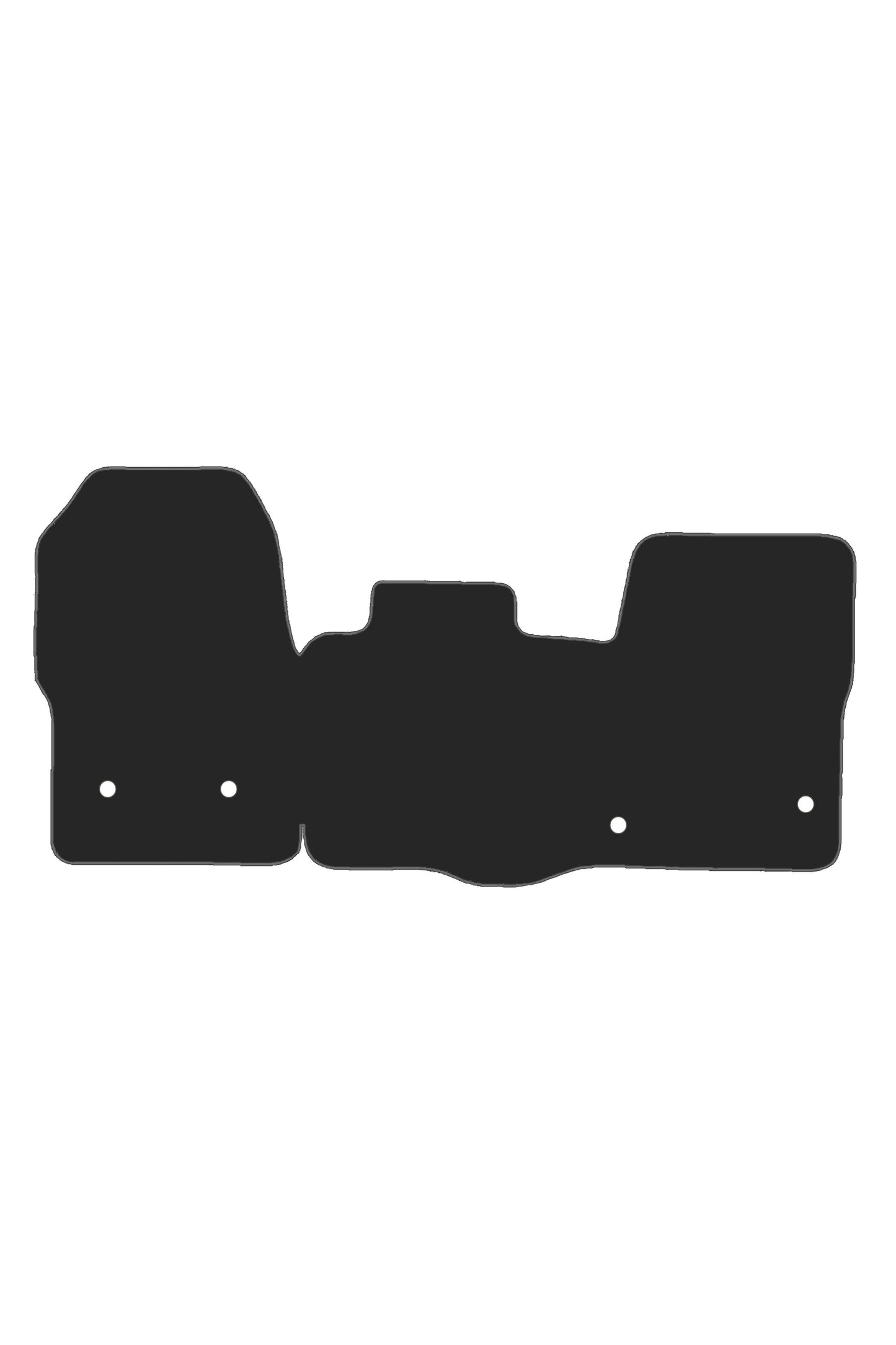 Turtle Covers Mats Tailored Rubber Mats Fits Ford Custom 2013-2023 Tailored Front Rubber Mats