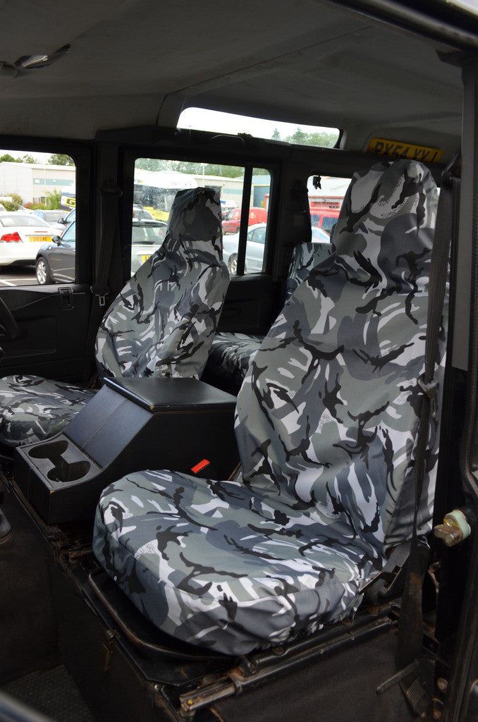 Turtle Covers Seats Tailored Seat Covers Fits Land Rover Defender 1983-2007 Front Seat Covers