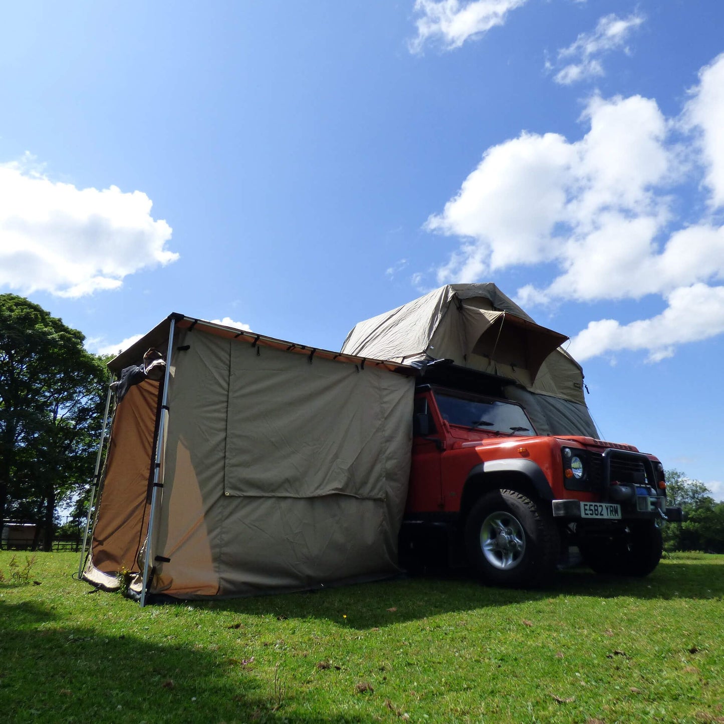 Direct4x4 Side Awnings Expedition Overland Pull-out Vehicle Camping Side Awning