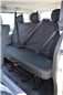 Turtle Covers Seats Tailored Seat Covers Fits Vauxhall Vivaro Combi 2006-2014 Seat Covers Right Hand Drive 3rd Row Bench Black